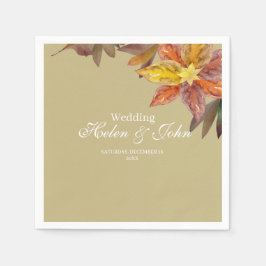 Boda Otoñal Serviette