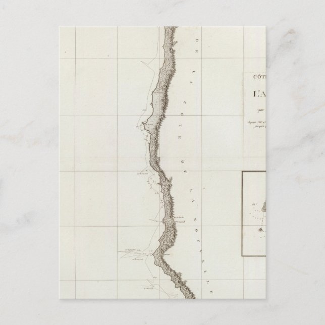 Bodega Bay California bis Cape Lookout Oregon Postkarte (Vorderseite)