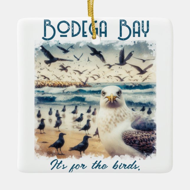Bodega Bay California Souvenir-Geschenk Keramikornament (Vorderseite)