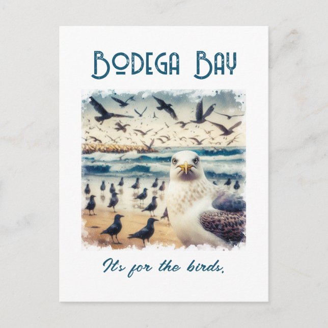 Bodega Bay California Souvenir-Geschenk Postkarte (Vorderseite)