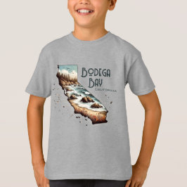 Bodega Bay California Souvenir-Geschenk T-Shirt