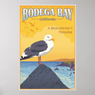 Bodega Bay Kalifornien Poster