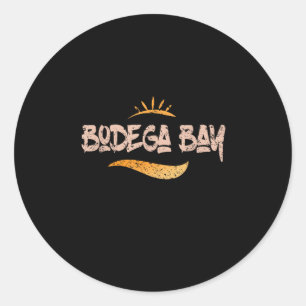 Bodega Bay Kalifornien Streetwear Runder Aufkleber
