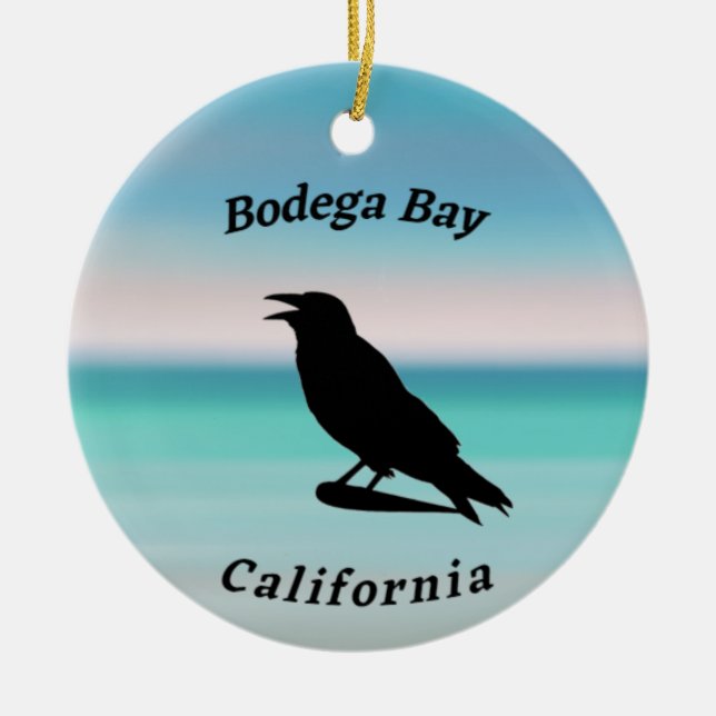 Bodega Bay Souvenir Keramik Ornament (Vorne)