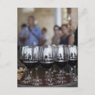 Bodega Marques de Riscal Weingut, Weinprobe Postkarte