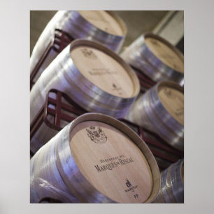Bodega Marques de Riscal Weinkeller Poster
