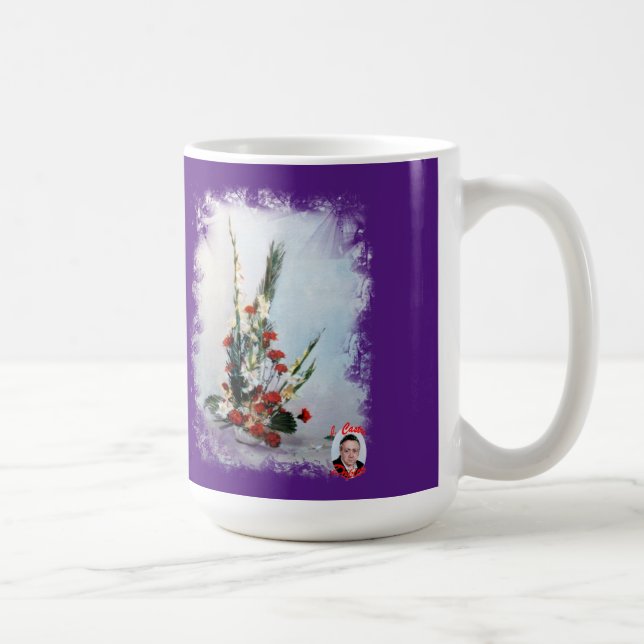 Bodegón de flores kaffeetasse (Rechts)