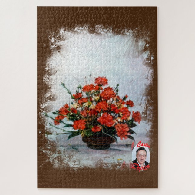 Bodegón de flores puzzle (Vertikal)