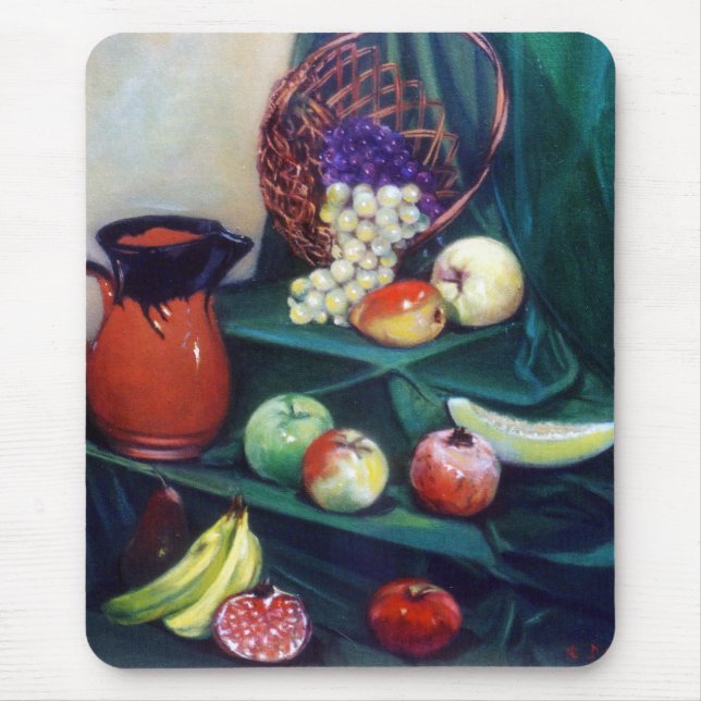 Bodegón de flores/Stillleben von Blume Mousepad (Vorne)