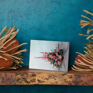 Bodegón der Blumen/Still life of flowers Fotoplatte