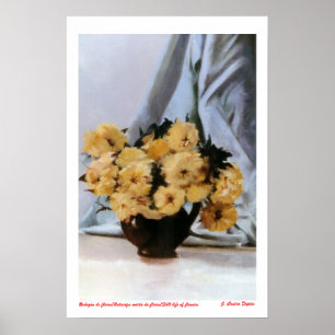 Bodegón der Blumen/Still life of flowers Poster