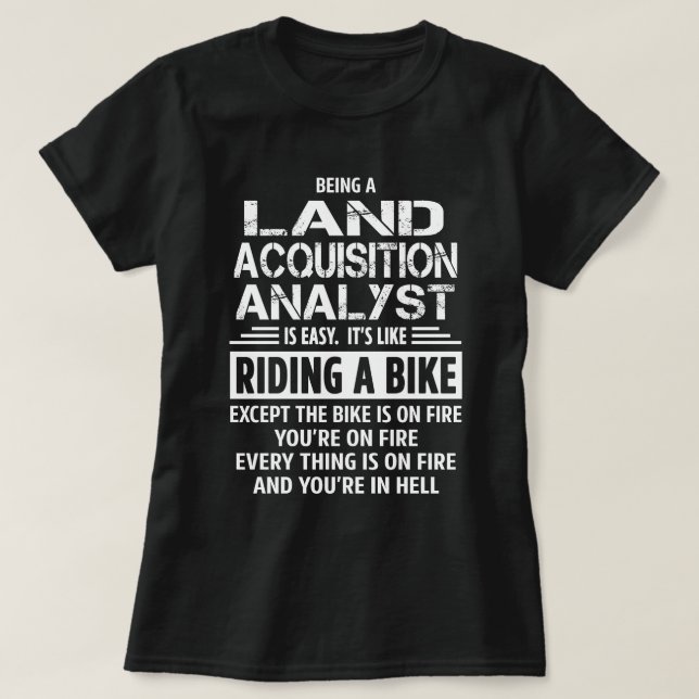 Bodenbeschaffungsanalyst T-Shirt (Design vorne)