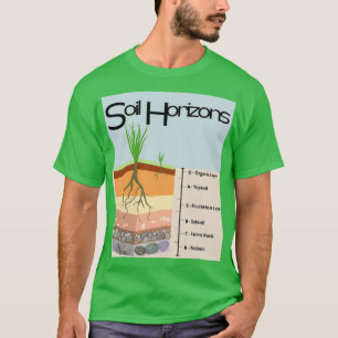 Bodenhorizons Geologie Bodenwissenschaft T-Shirt