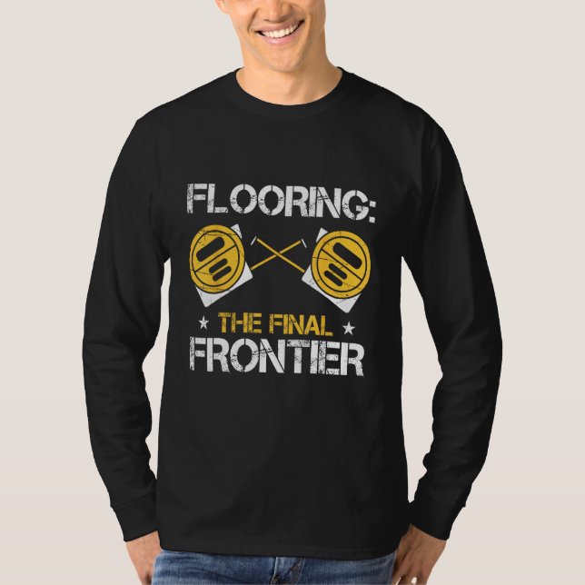 Bodenleger für professionellen Teppichleger T-Shirt (Vorderseite)