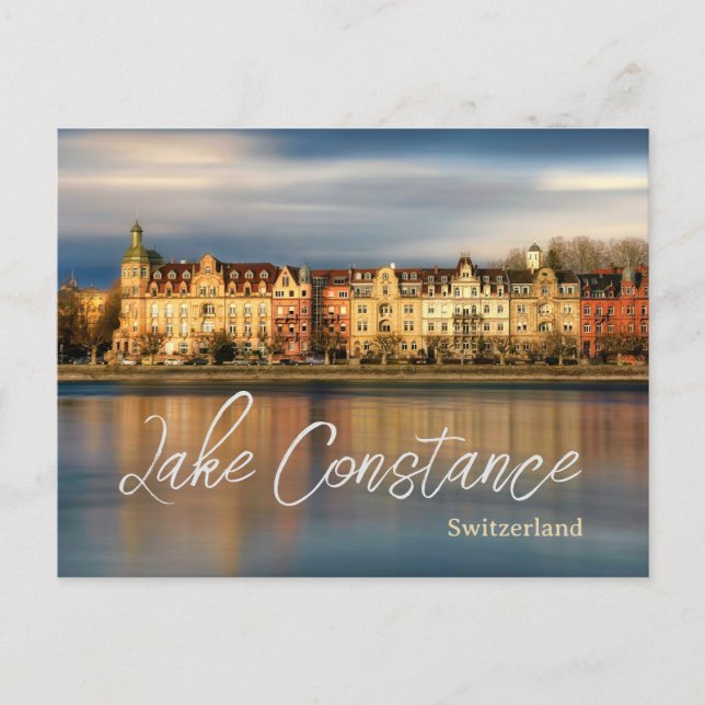 Bodensee Schweiz Reise Postkarte (Vorderseite)