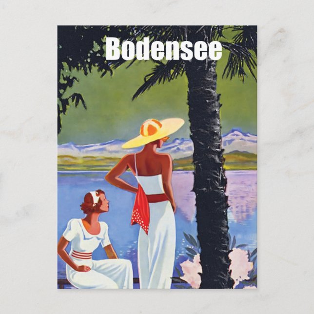 Bodensee See, Deutschland Postkarte (Vorderseite)