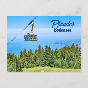 Bodensee-Sicht aus den Bundesländern in Österreich Postkarte