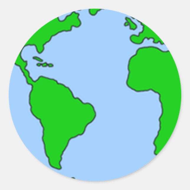 bodenständig runder aufkleber (Vorderseite)