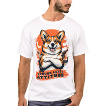 Bodenständige Attitüde - Lustiger Corgi