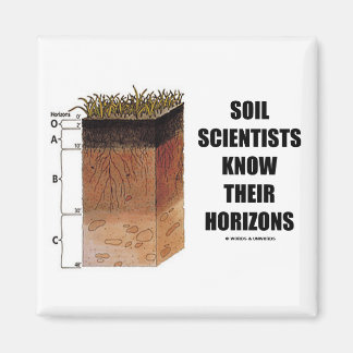 Bodenwissenschaftler kennen ihre Horizonte Magnet