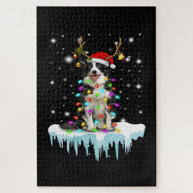 Boder Colline Rentier Weihnachtsgeschenk Puzzle (Vertikal)