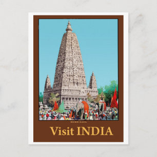 Bodh Gaya, Indien Postkarte