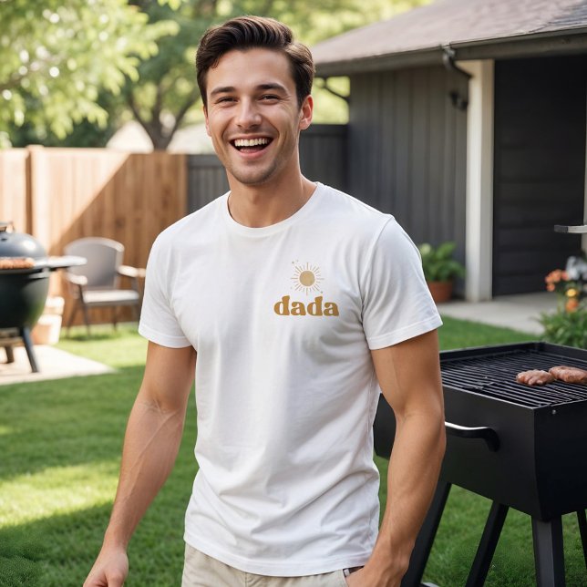 BODHI Boho Sun Retro Ein glücklicher Typ Dada T-Shirt (Von Creator hochgeladen)