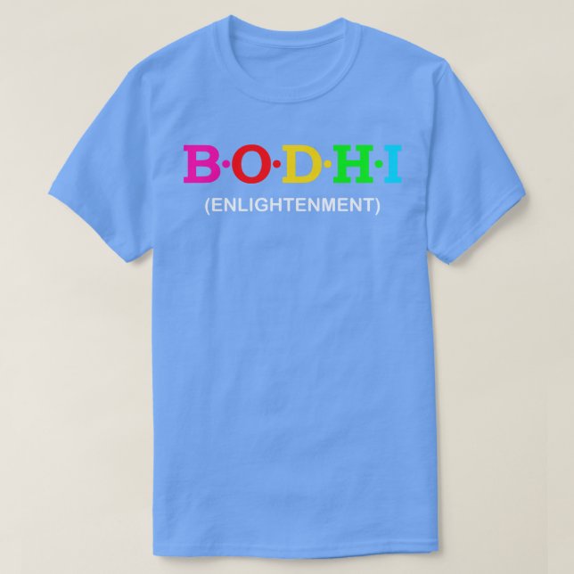 Bodhi-Erleuchtung T-Shirt (Design vorne)