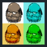 Bodhidharma Pop Art Poster<br><div class="desc">Bodhidharma Pop Art Poster Design von Sanskritletters 2013</div>