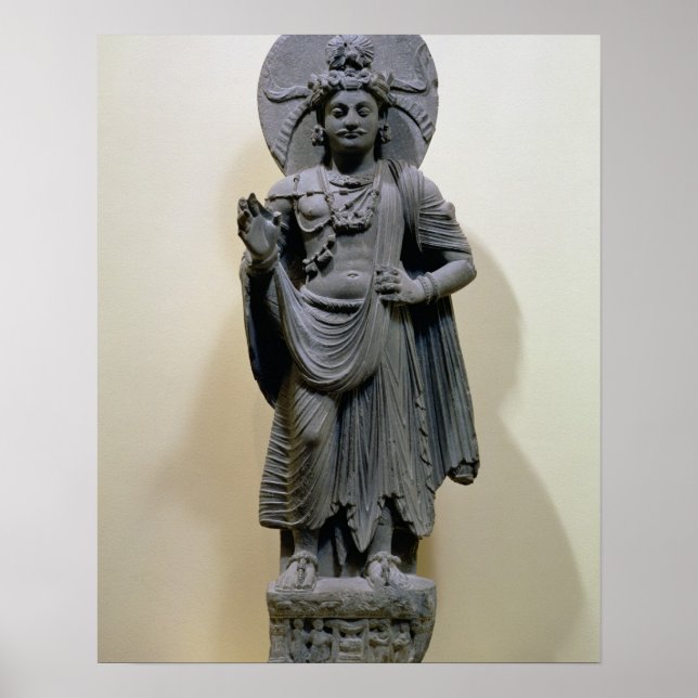 Bodhisattva-Figur aus Mekha-Sanda bei Shabaz-G Poster (Vorne)