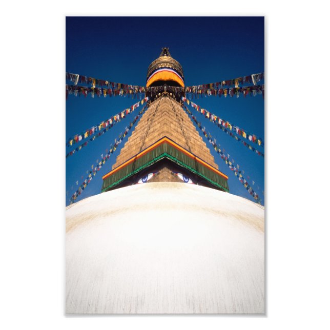 Bodhnath Stupa Fotodruck (Vorne)