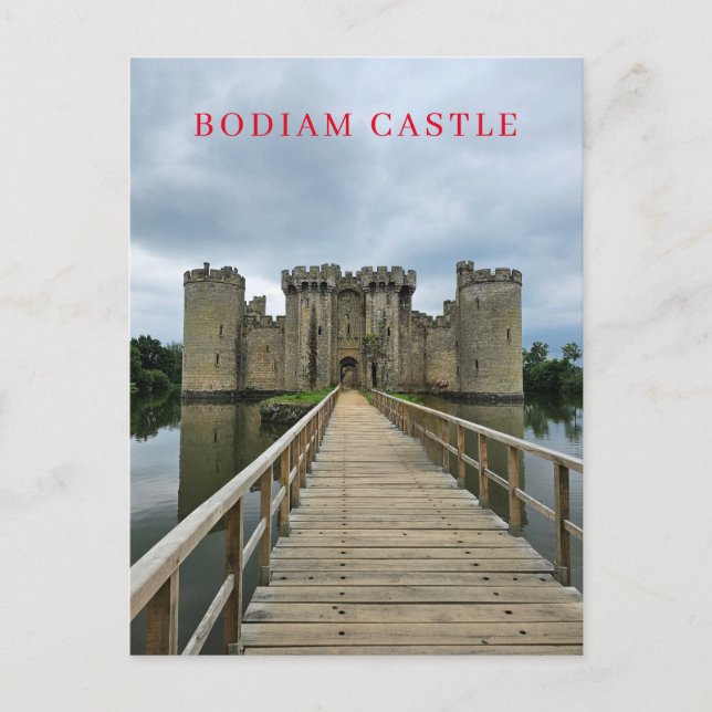 Bodiam Castle view Postkarte (Vorderseite)
