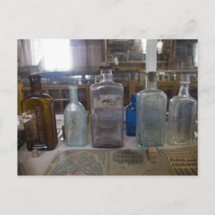 Bodie Antique Flaschen Postkarte