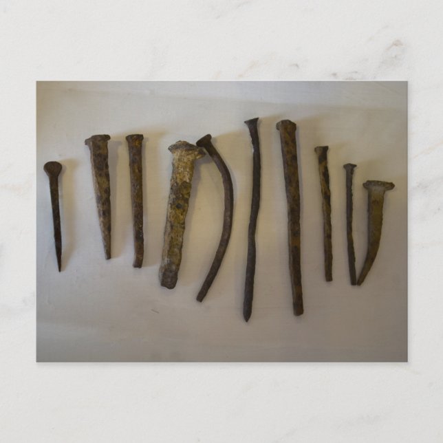 Bodie Antique RR Spikes Postkarte (Vorderseite)