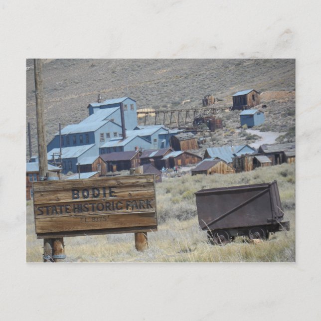 Bodie, CA Postkarte (Vorderseite)