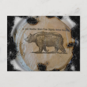 Bodie Fuse Burned Postkarte