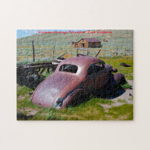 Bodie Geisterstadt Kalifornien. Weihnachtsgrüße Puzzle