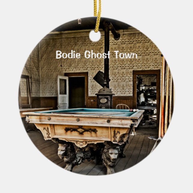 Bodie Ghost Town, Kalifornien Keramikornament (Vorne)