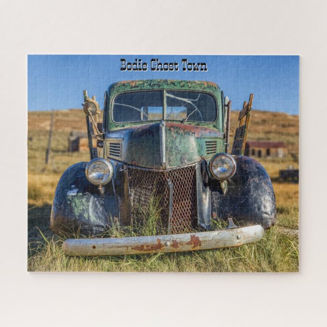 Bodie Ghost Town Rustic Truck Puzzle (Horizontal)