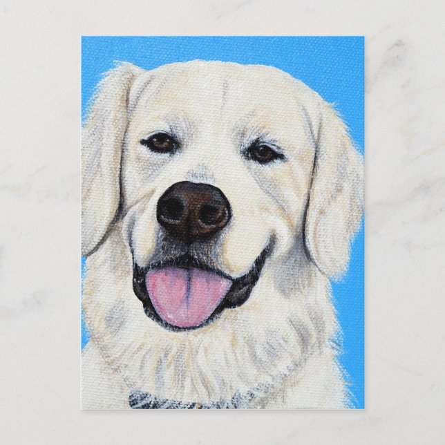 Bodie - Golden Retriever Postkarte (Vorderseite)