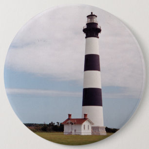 Bodie Island Leuchtturm Button