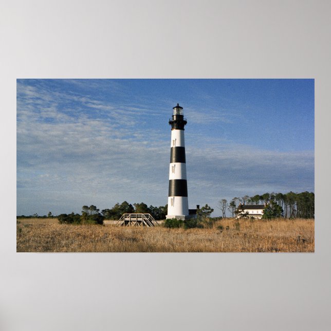 Bodie Island Leuchtturm Poster (Vorne)