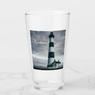 Bodie Island Leuchtturm schwarz-weiß Glas