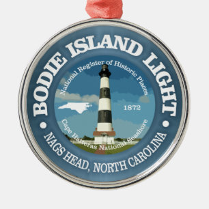 Bodie Island Light Ornament Aus Metall