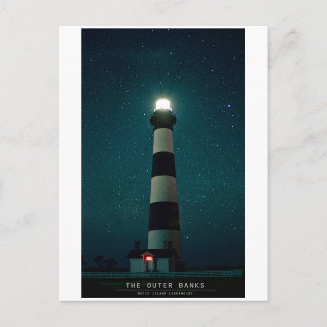 Bodie Island Light. Postkarte (Vorderseite)