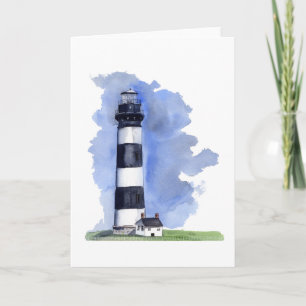 Bodie Island Lighthouse blank greeting card Karte