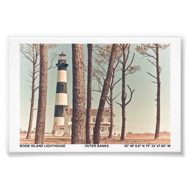 Bodie Island Lighthouse. Fotodruck (Vorne)