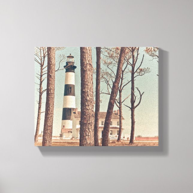 Bodie Island Lighthouse. Leinwanddruck (Vorderseite)