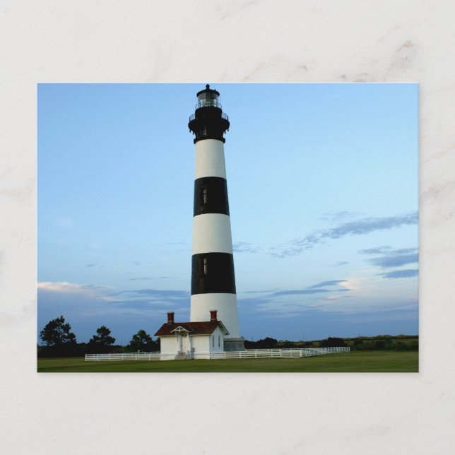 Bodie Island Lighthouse Postkarte (Vorderseite)