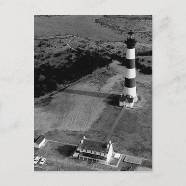 Bodie Island Lighthouse Postkarte (Vorderseite)